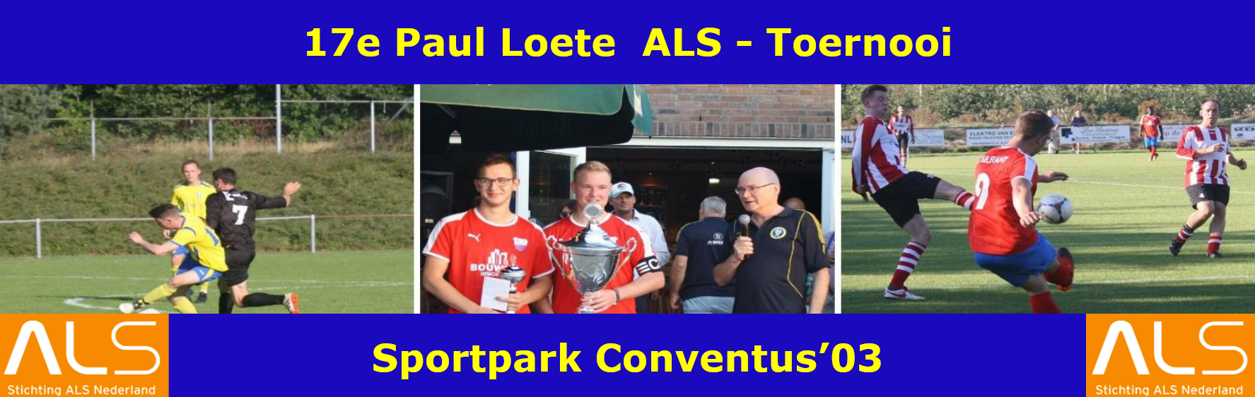Wedstrijdschema 17e Paul Loete ALS-toernooi 2025